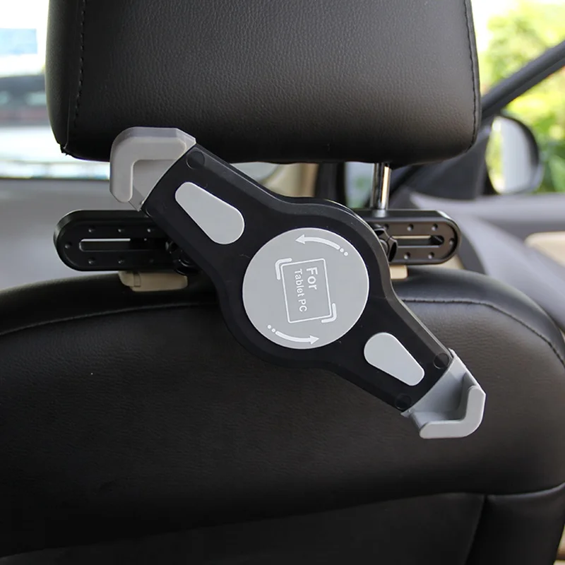 
custom logo 360 adjustable tablet car back seat headrest mount holder 