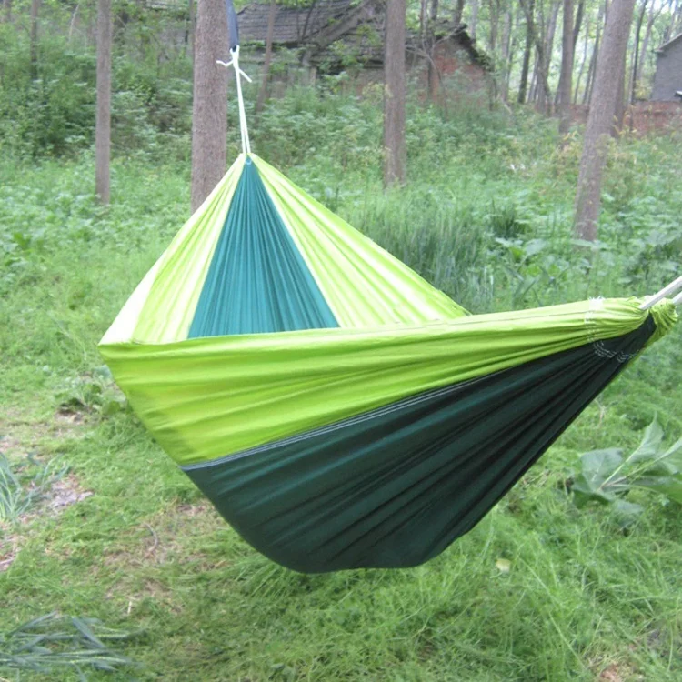 
Portable Double Camping Parachute Nylon Hammock 