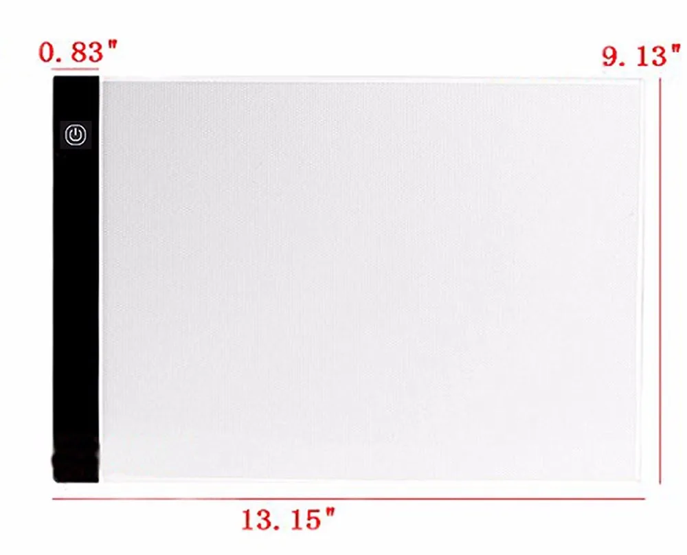A4 Ultra-thin USB Portable Dimmable Tracing LED Light Pad Table Box Tracer for Artists Facsimile Drawing Sketching Animation