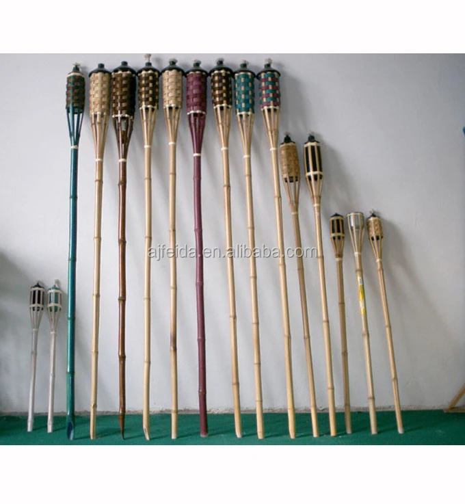 Widely Use In Outdoor/ Indoor Handmade Bamboo Torch For Wedding Party