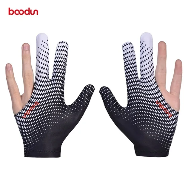 Man Woman Elastic fabric 3 Fingers Snooker Gloves for Billiard Shooters Carom Pool Cue Sport For Right or Left Hand Gloves