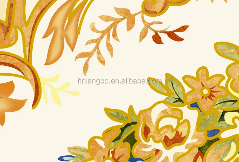 2017 New Arrival Wallpaper 3d Golden Ceiling Mural Wallpaper European Ceiling Wallpaper