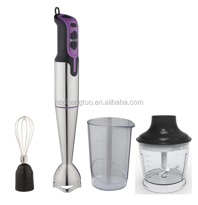 push button Control type and stainless steel container material hand blender