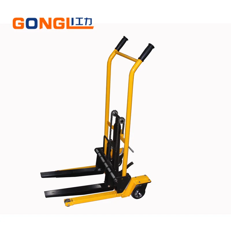
Hand Stacker Light Duty Mini Forklift Manual Stacker for Sale 
