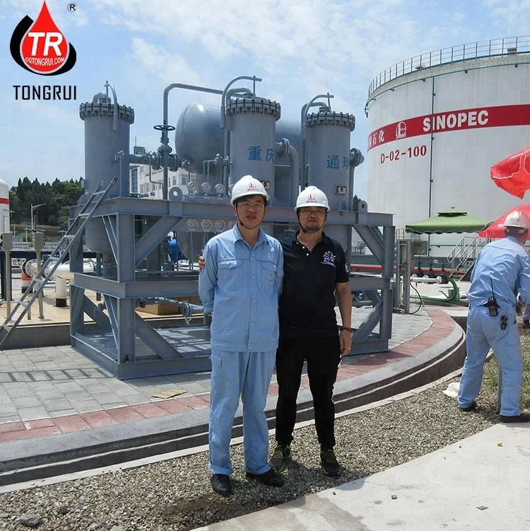Tongrui Diesel Fuel Oil Water Separation Treatment Refinery Machine