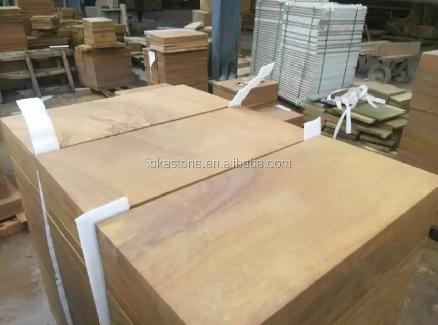 
good quality yellow sandstone paver for construction 