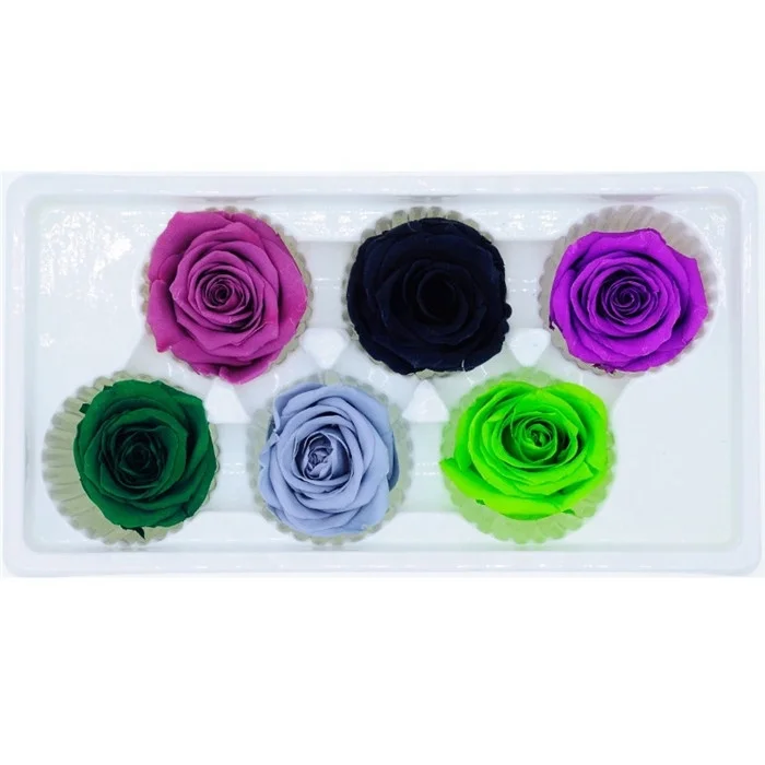 Wholesale 5-6 cm Eternal flower rose real natural perpetual flower preserved roses bud