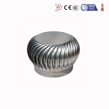 low cost Stainless Steel wind drive whirlwind roof ball fan for africa market