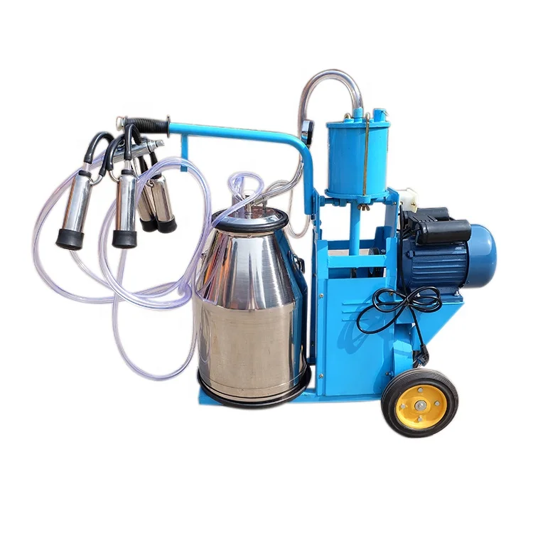 Piston type single bucket light cow milking machine equipment