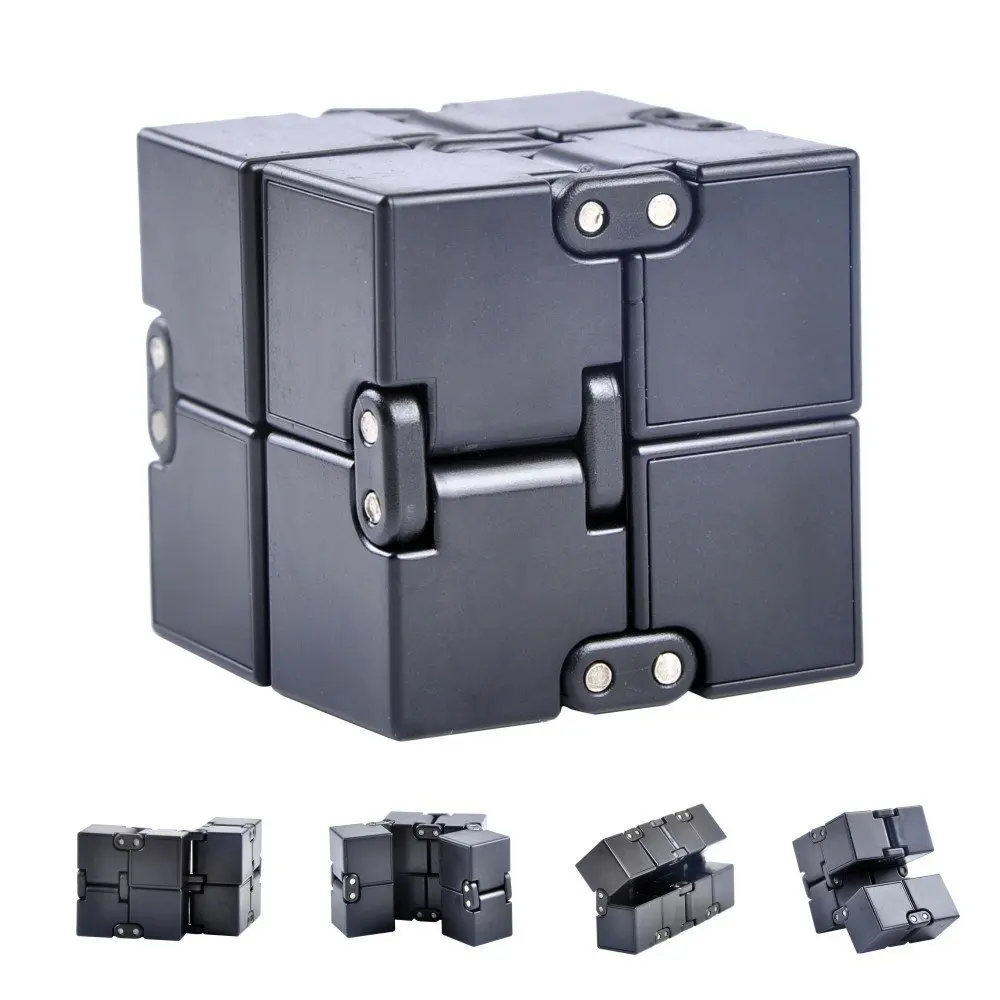 Desktop Plastic Fidget Toy Anti-Stress Infinity Cube