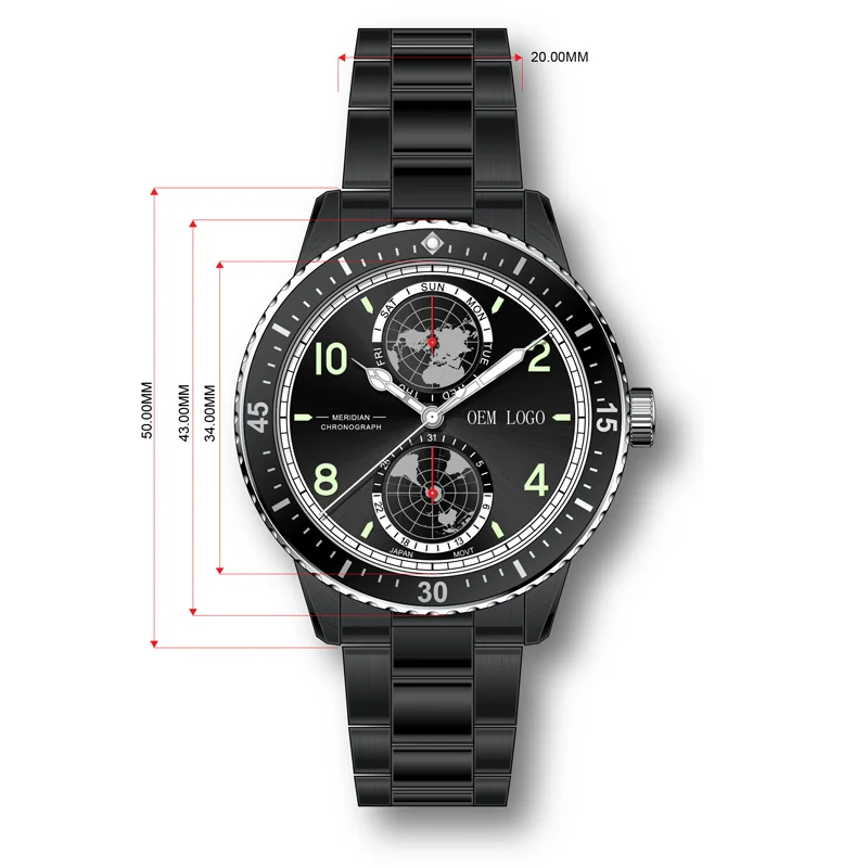 2022 новый дизайн, армейские часы с логотипом, японский механизм, корпус из нержавеющей стали, ремешок из натуральной кожи, мужские спортивные часы