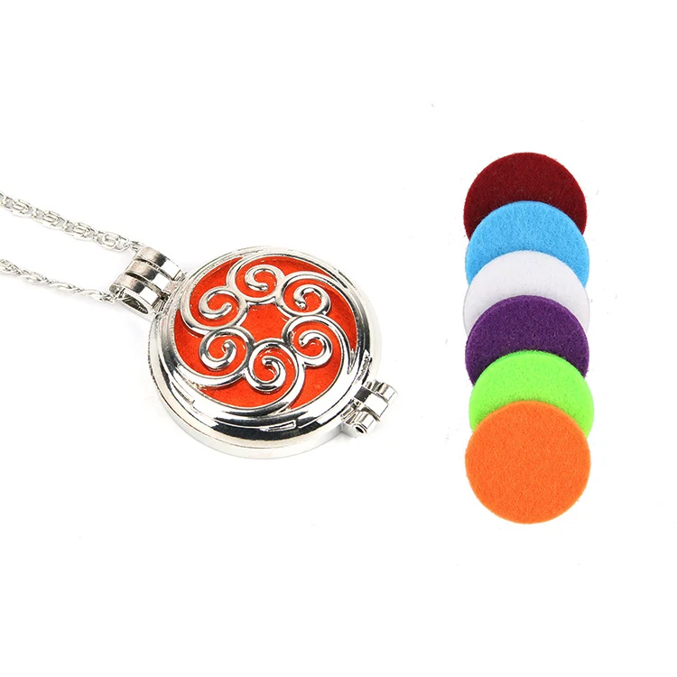 Essential Oil Necklace Diffuser Pendant Aromatic Perfume Locket Necklace