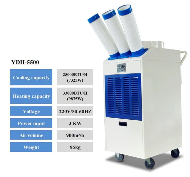 25000BTU  cooling and heating features air conditionerfor outdoor
