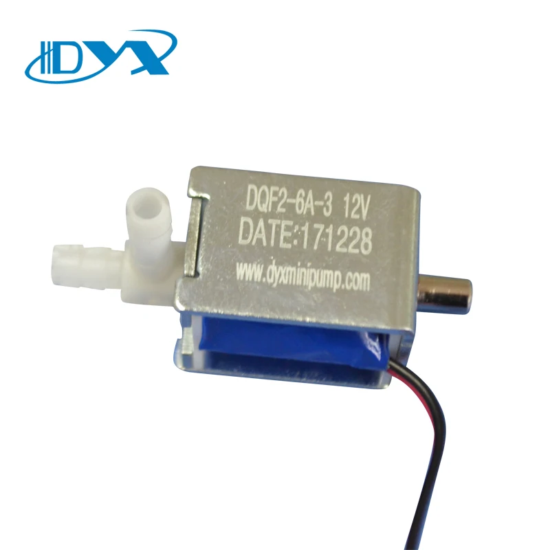 DQF2-6A-3-12V 3 way 12V solenoid valve for medical care, household appliances