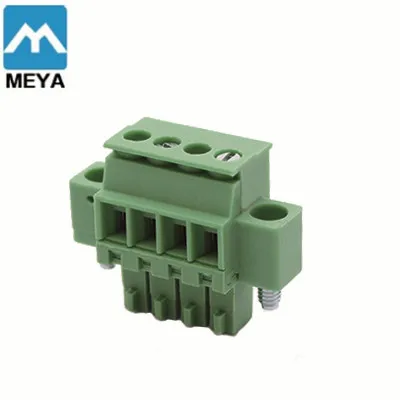 PCB copper Terminal Block speaker wire terminal quick connect wire terminals WJ2EDGKBM-7.5/7.62