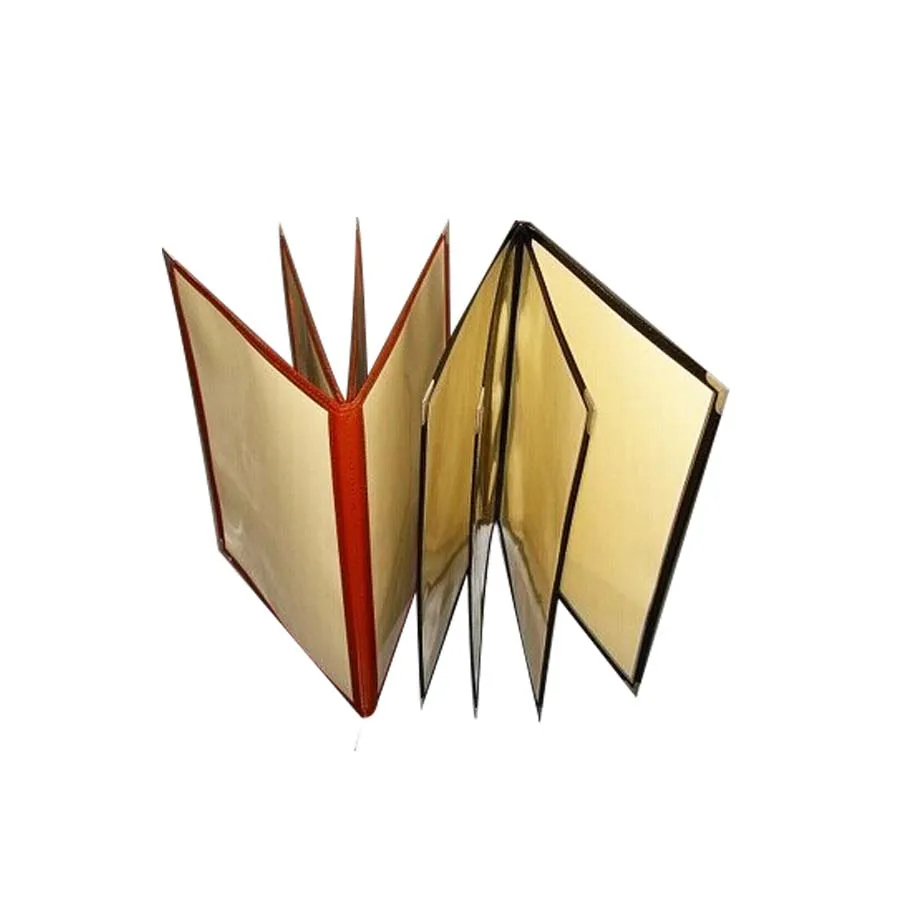 8 Views 4 Pages Clear PET Cafe Menu Covers From Yimi Leather