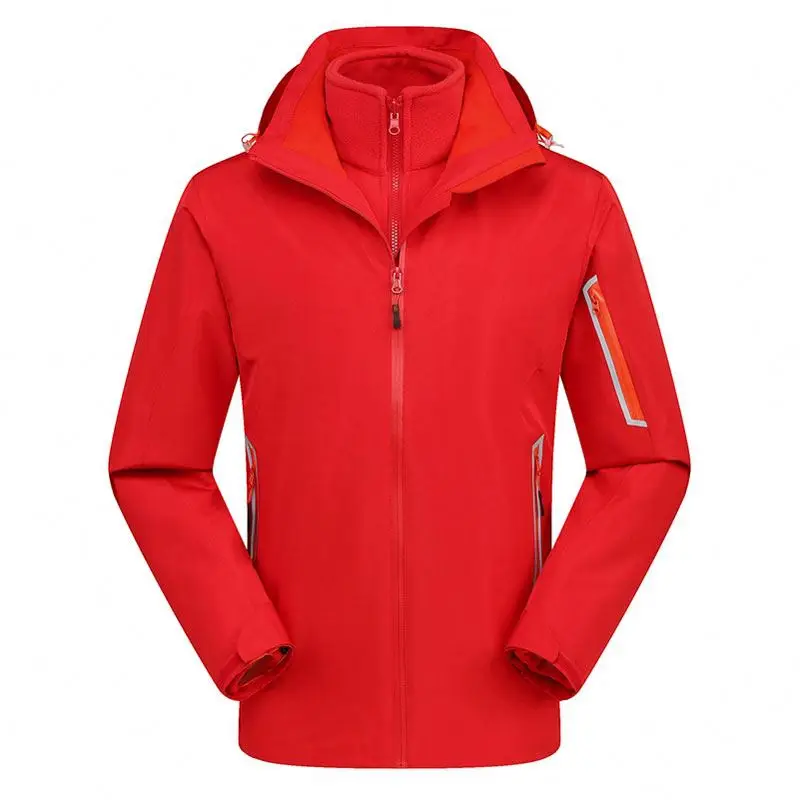 Men Ski jacket outdoor Waterproof Winter Heated Clothes Ski Jacket Mens Sport 3 In One Jacket  Ski jaket Mens