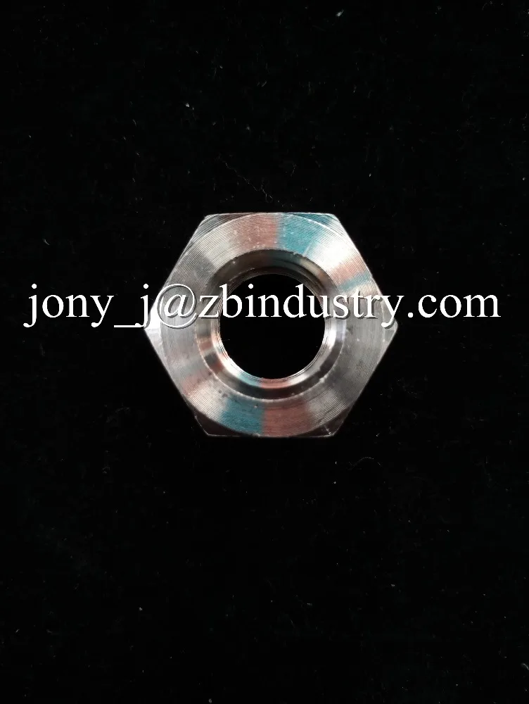 
254SMO ( 1.4547, UNS S31254, F44, 8MLCUNA ) DIN934 Hex Nuts Bolt 