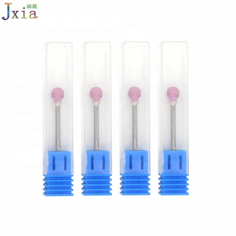 Hot Sale Quartz Nail Drill Bits Round Cutter Grinding Head for Manicure Polish Machine