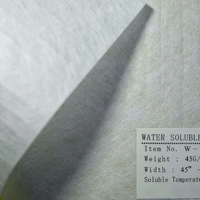 New Adhesive pva nonwoven fabric water soluble paper