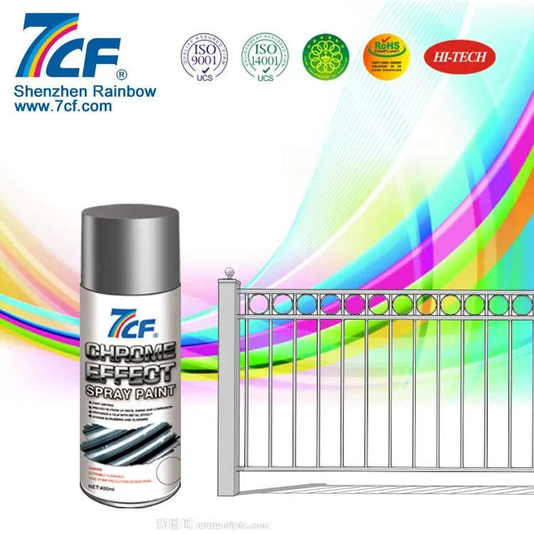 Chinese Chrome Color Paint To Paint Iron Grill