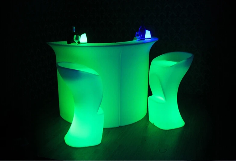 full Color Changing cool party decorations Pub illuminated led bar counter outdoor nightclub