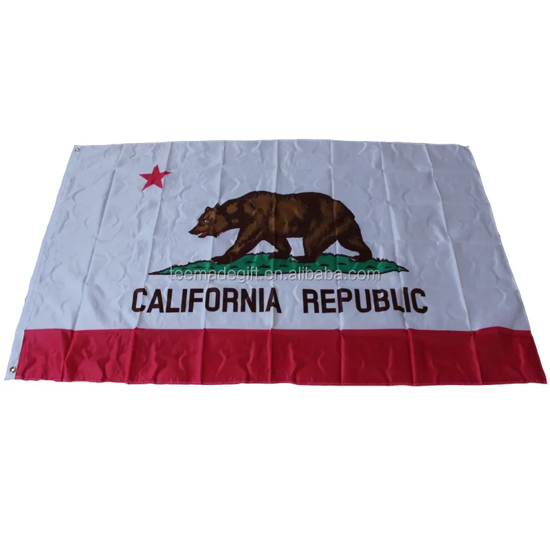 
Customized Printing 3X5Ft Polyester Flying California State Flag 