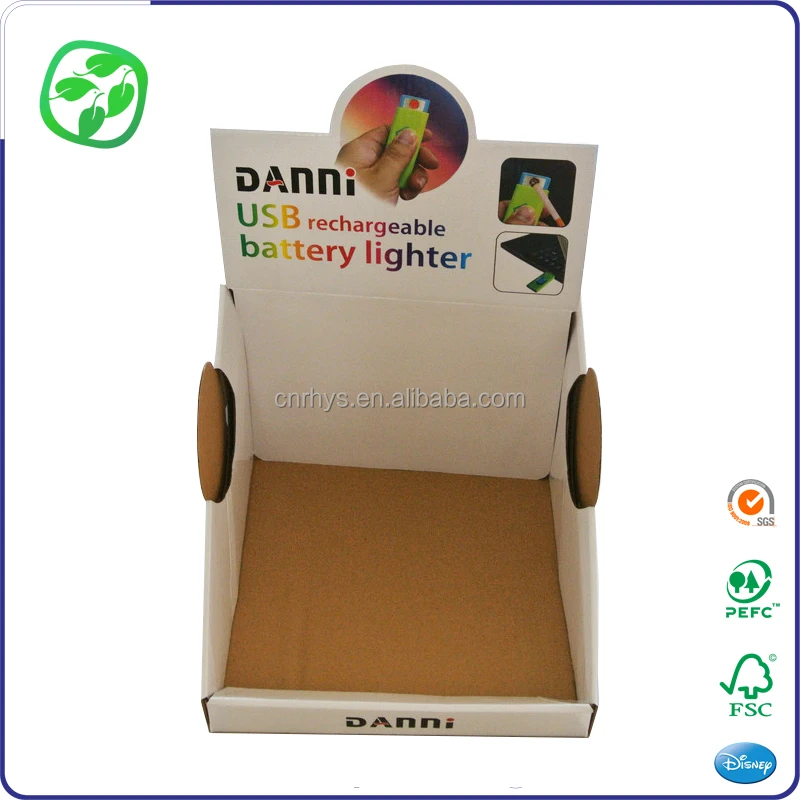 Multi-purpose transport packaging promotion counter display box shipping packaging paper box