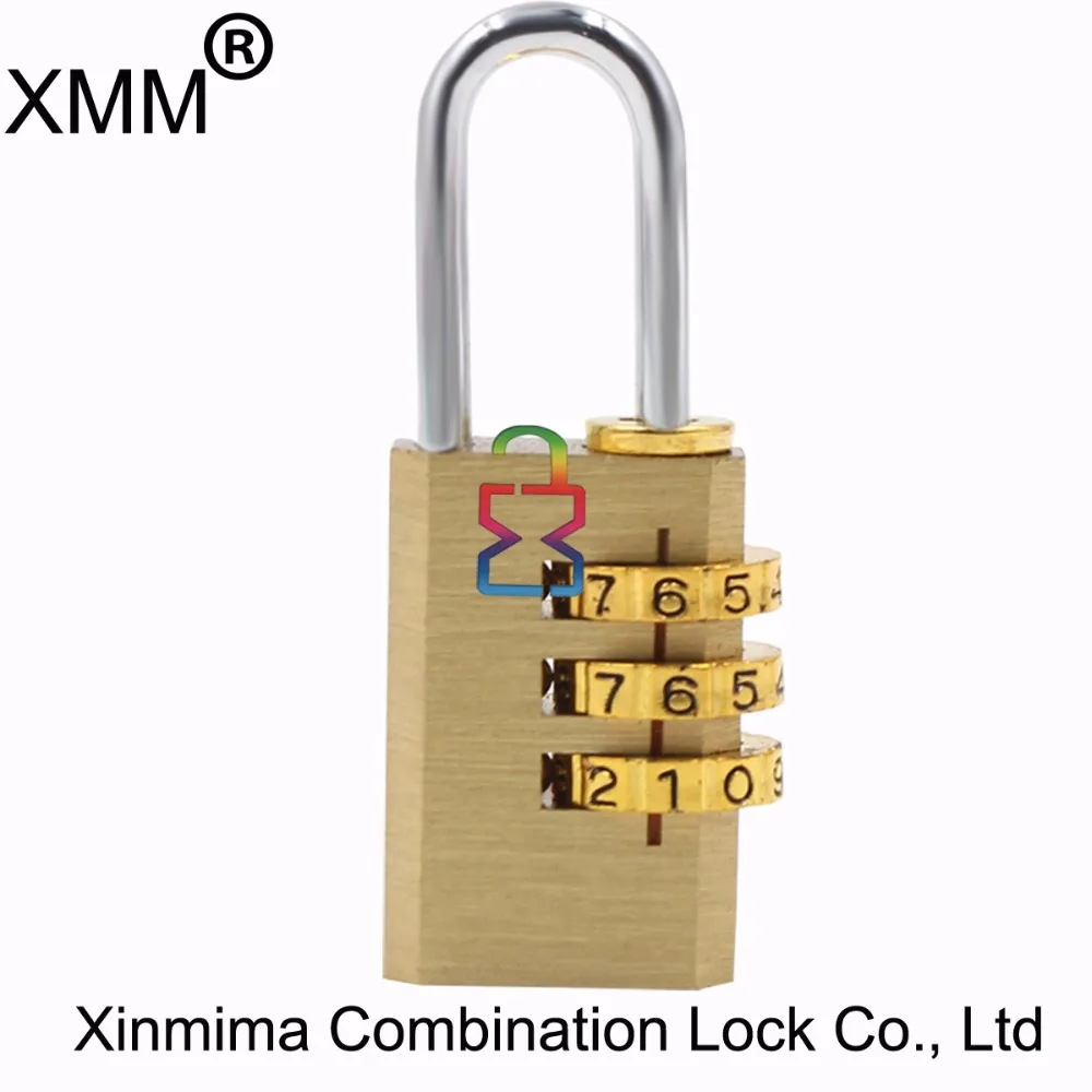 Xmm factory combination lock for 4 sets of brass