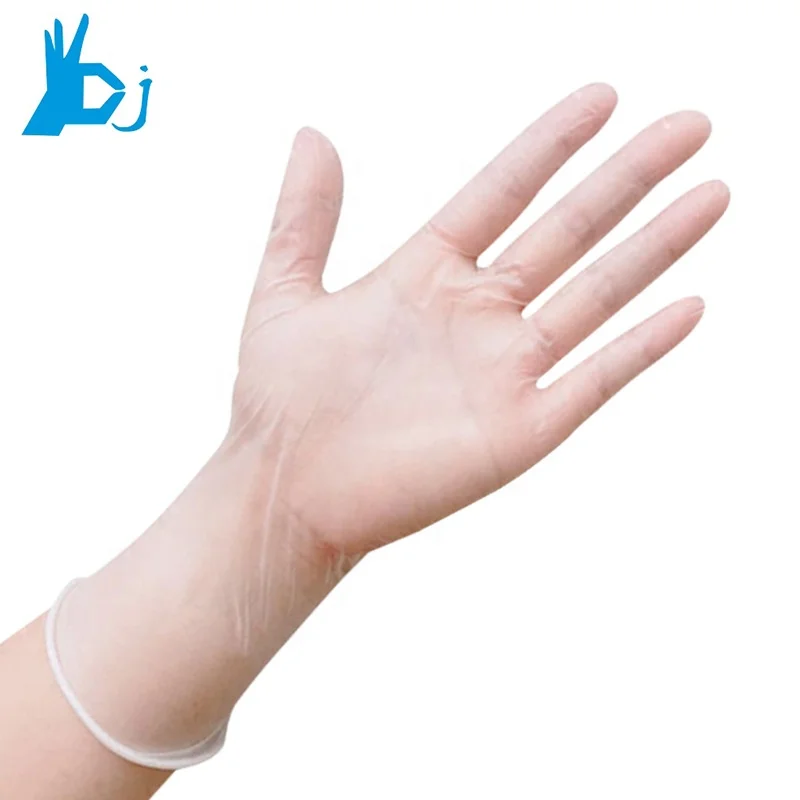 Hot Selling Food Grade Powder Free Disposable Clear Vinyl Gloves