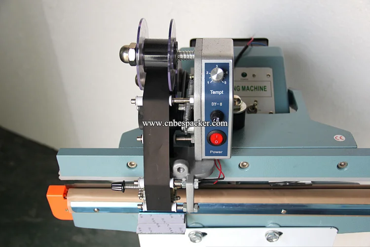 PFS-350 Алюминиевая рама импульс sealer поли мешок запайки ножной бумага мешок уплотнения machine