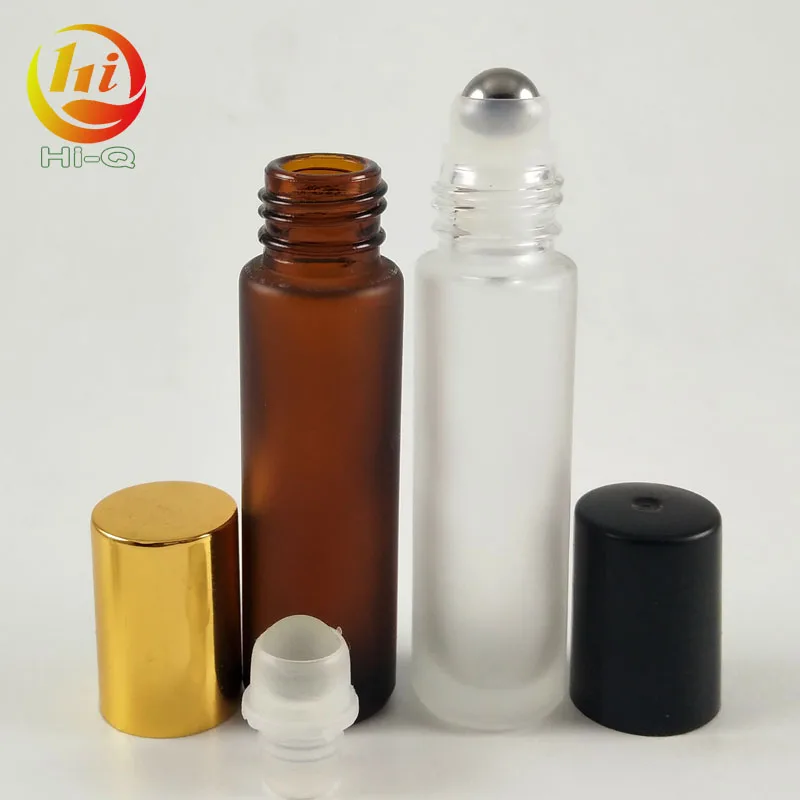 empty colorful 10 ml perfume essential oil 8 ml 5ml roller roll on bottle with stainless steel ball