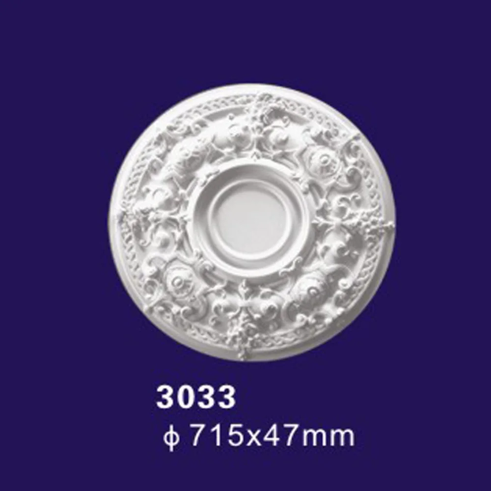 Polyurethane foam PU Ceiling Medallion for interior ceiling decoration and ceiling designs