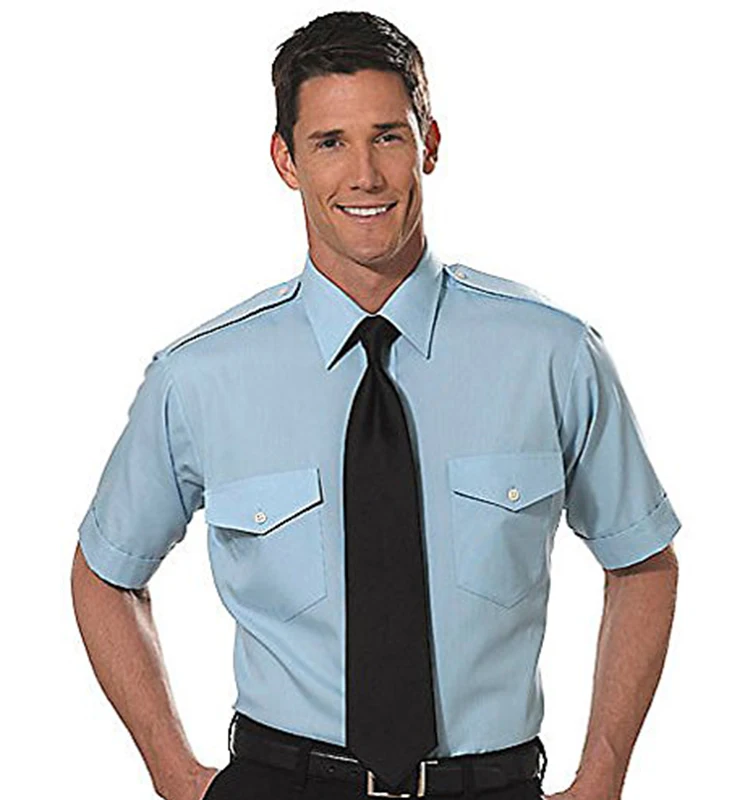 
custom cool 100% cotton long sleeve elegant airline pilot uniform 