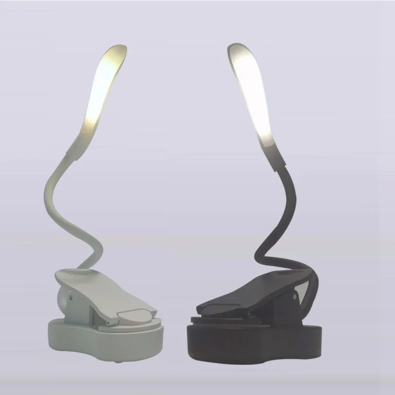 
New product warm and white light 3W led usb led clip light for reading book 