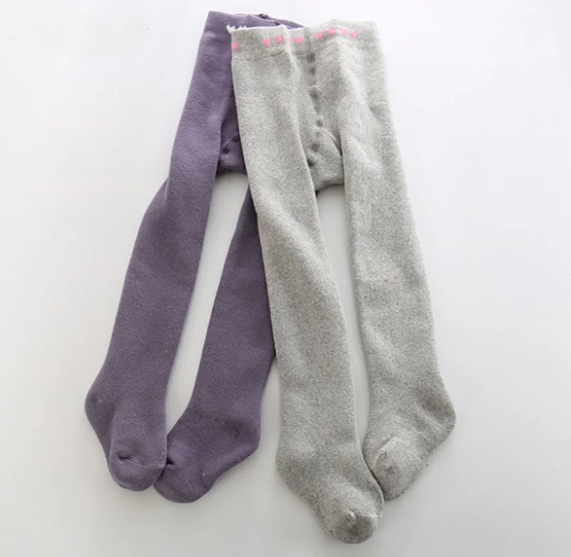 Cheap colorful cotton kids tights instock