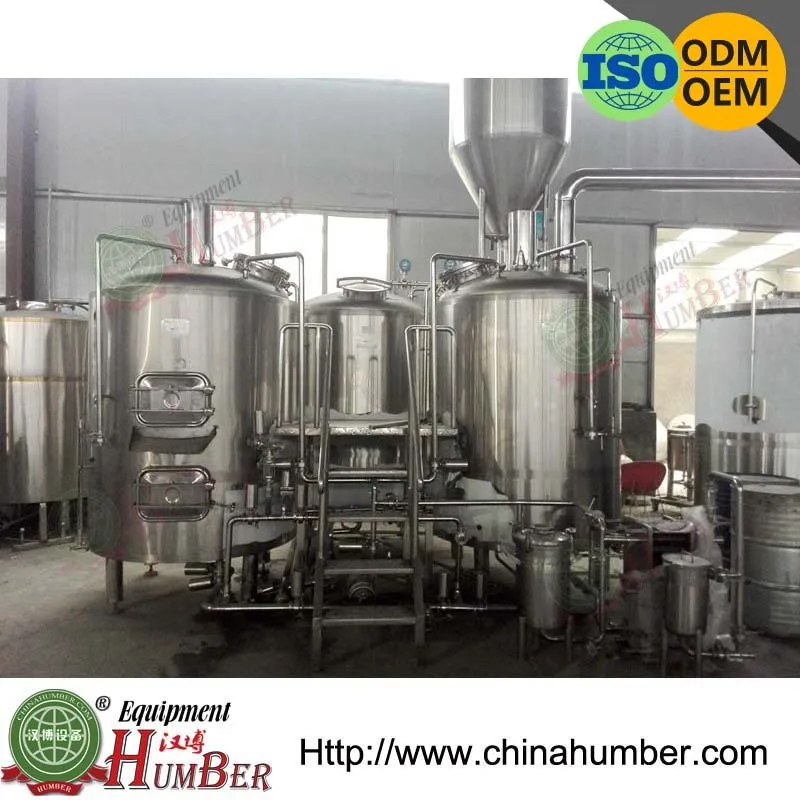 3.0 мм Толщина SUS304 Нержавеющей Стали 7 Баррель Пивоваренная Система Пиво Оборудование для Микро Пивоварня Завод