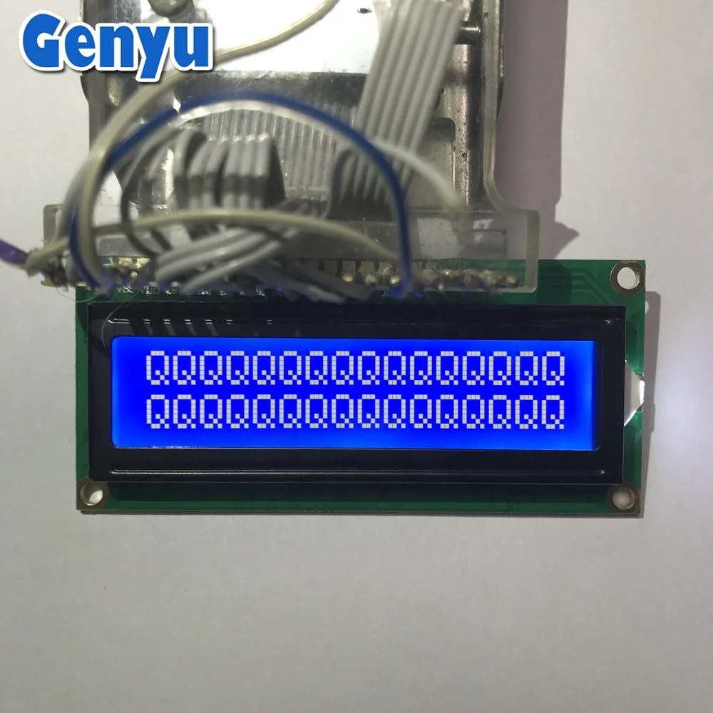 5.0V STN White Gray Blue Character Display LCD 1602 Character LCM COB Screen 2x16 LCD Display
