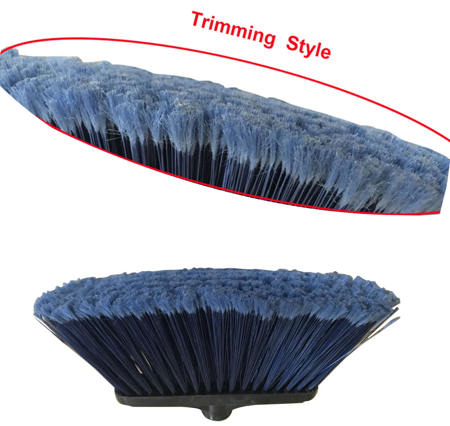Broom trimming machine/flagging machine
