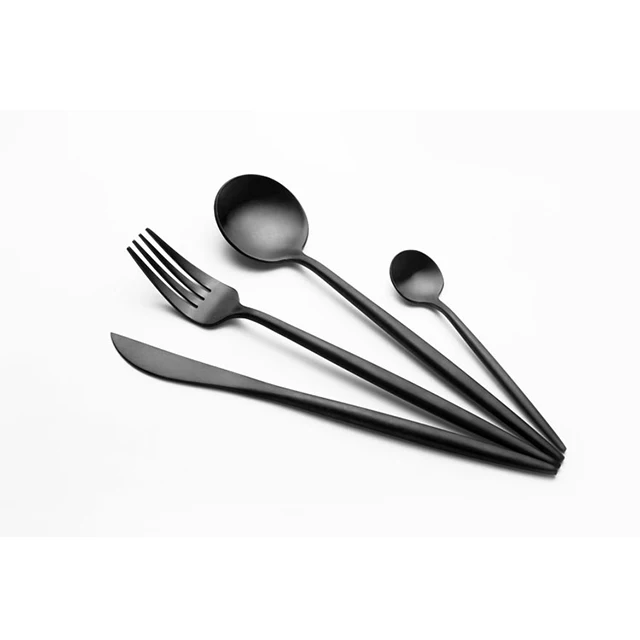 High Quality Silver white Flatware Spoon And Fork Stainless Steel Cutlery Set