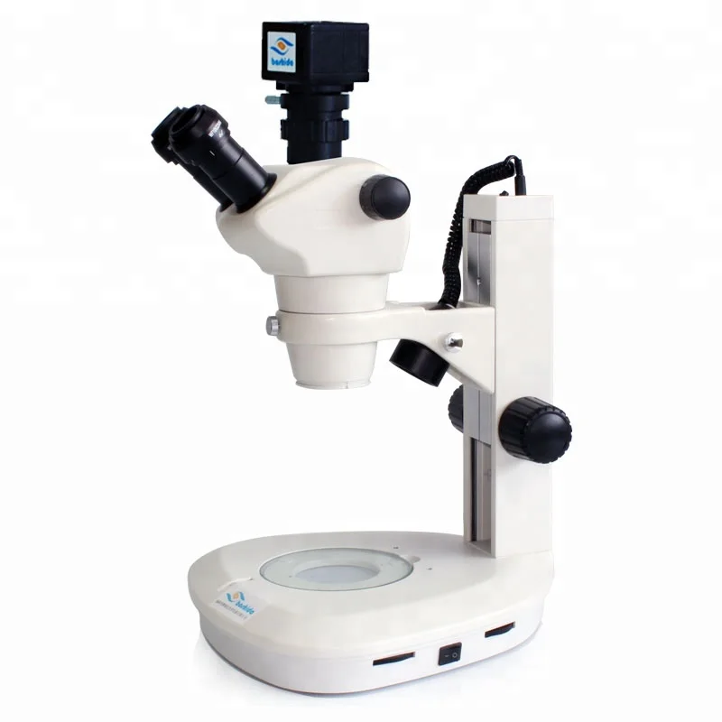 BD-60T 8X-50X binocular trinocular stereo microscope dissecting microscope with bottom illumination