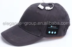 Creatway unique wireless Black Baseball Hat With headset professional OEM/ODM Hat Manufacturer