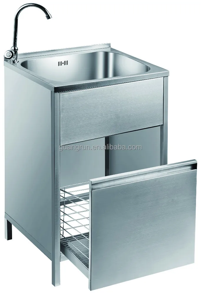 Free Standing Commercial Stainless Steel Laundry Cabinet GR-X9056
