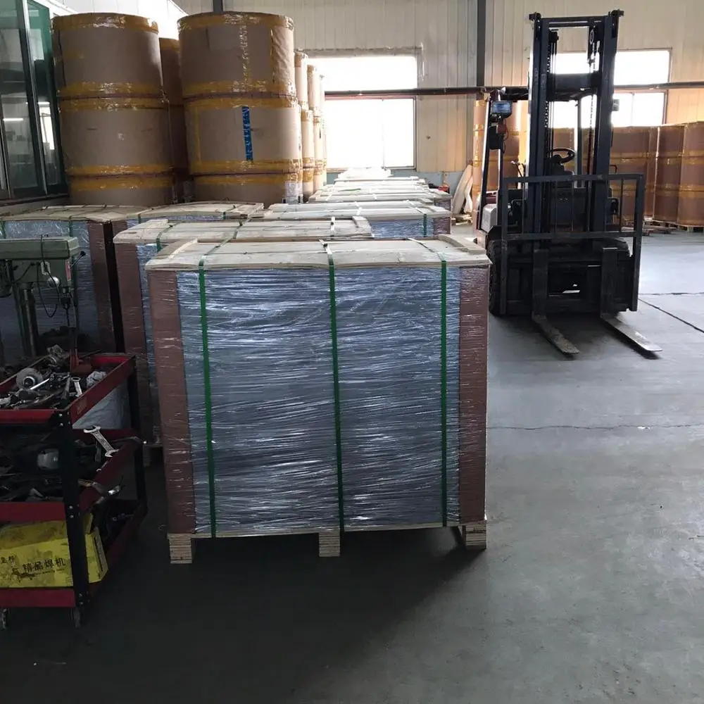 Silver metallized paper for beer label