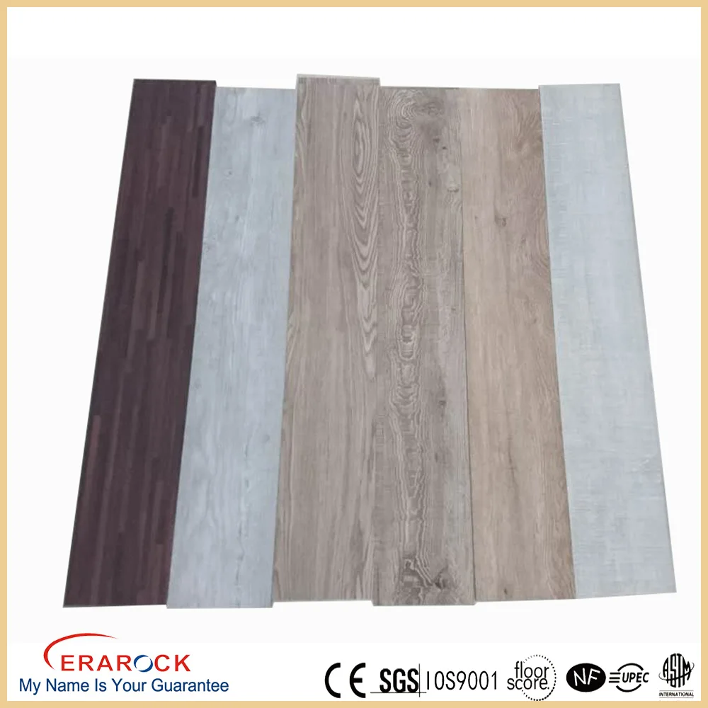 wholesale pvc click floor grey interlocking laminate wood vinyl plank flooring