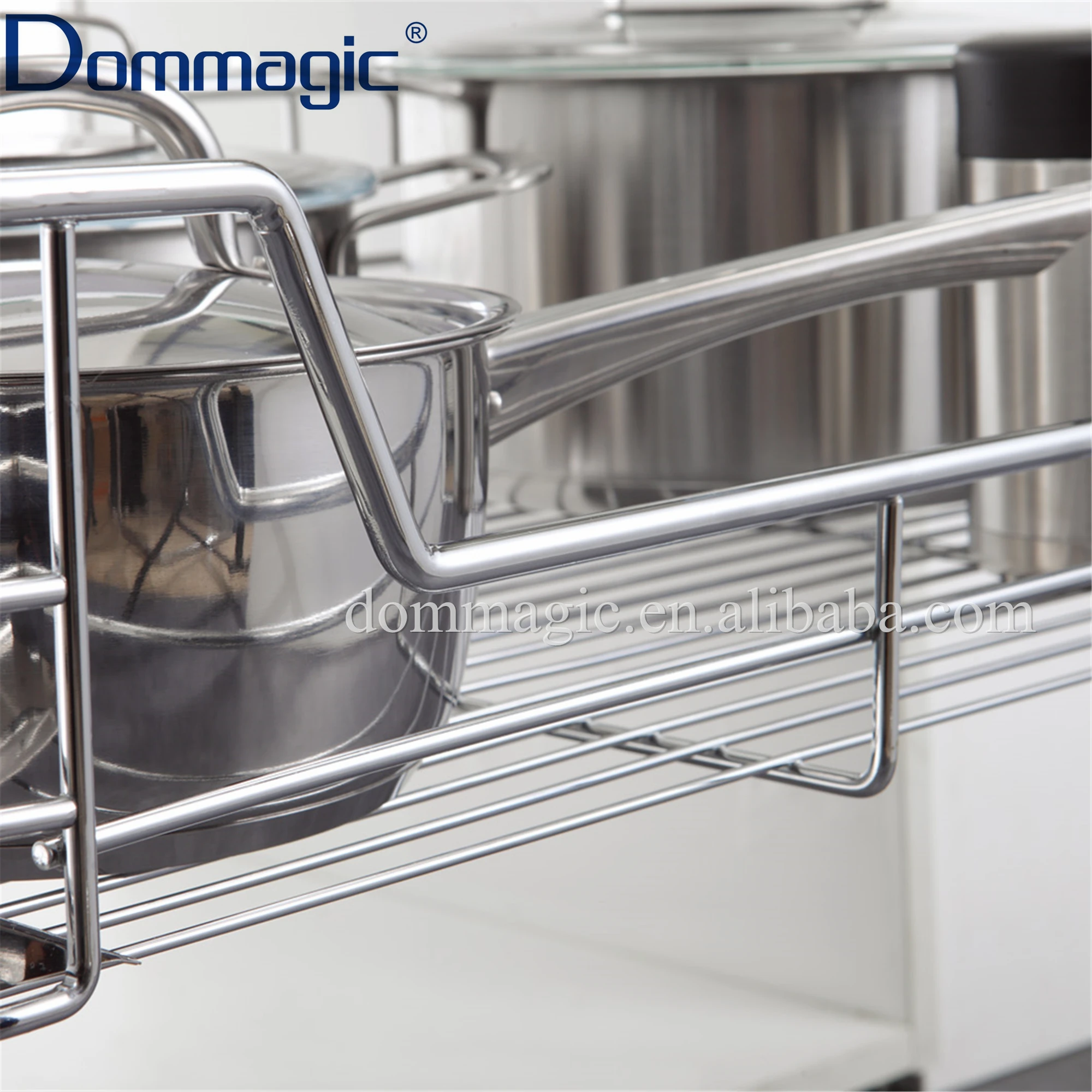 Factory Sales Kitchen Cabinet Pull Out 4 sides Drawer Baskets