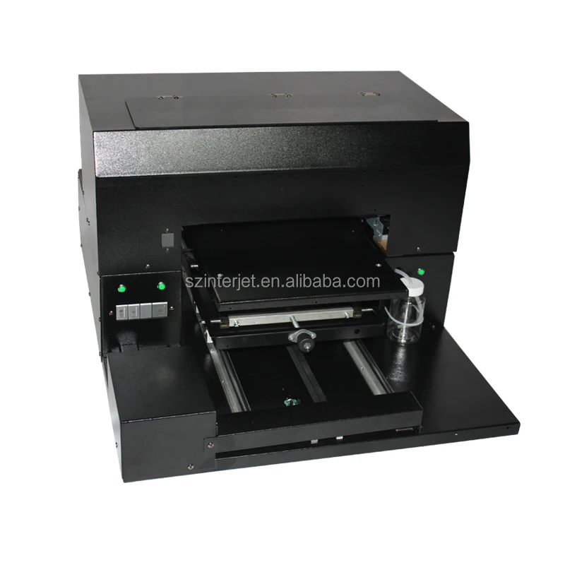 New automatic multicolor A3 size flatbed UV printer