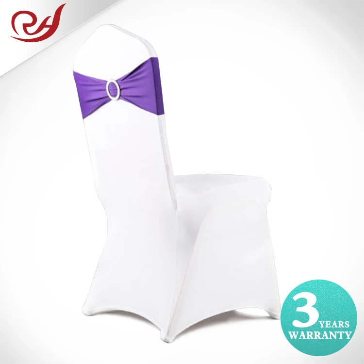 Эластичные фиолетовые ленты для стула из спандекса и лайкры