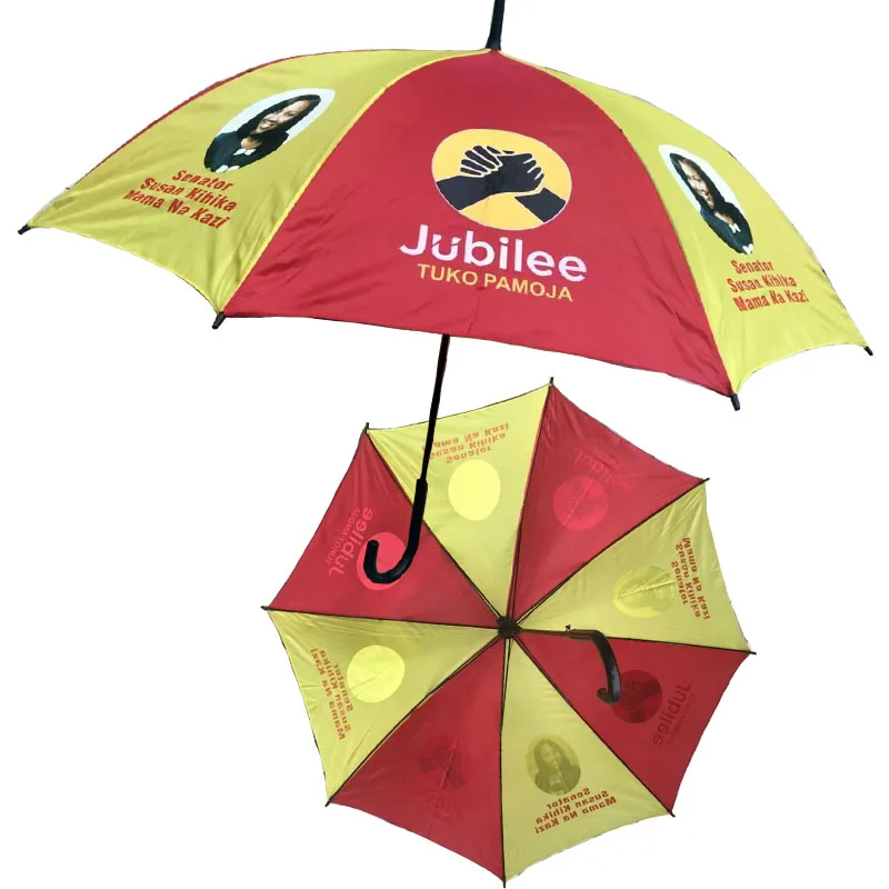 Printing logo for election umbrella  windproof golf umbrella made in China