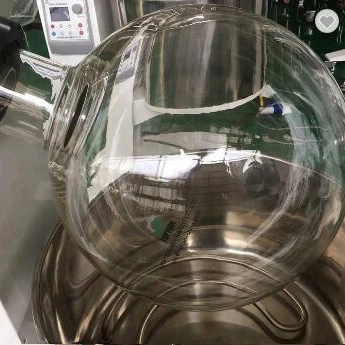 Large Vacuum Rotary Evaporator Fuel Oil 380v/60hz for Heating Bath 50L Price 100 Liter 0-120rpm/min 0.098mpa TOPTION CE ISO 100L